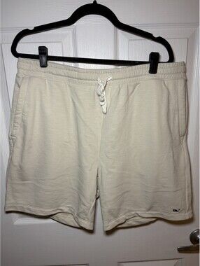 Vineyard Vines Men’s Athletic Shorts Size XL 7” Inseam Oatmeal Heather